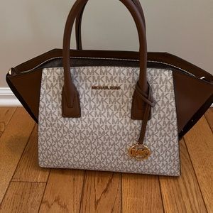 Michael Kors Avril satchel with matching wallet